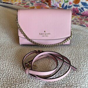 Kate Spade New York Lilac Convertible Crossbody Handbag Purse